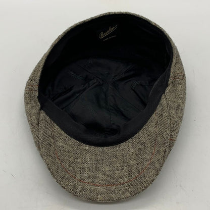 ボルサリーノ ハンチング帽子 ウール混 イタリア製 メンズ サイズ59cm ブラウン Borsalino