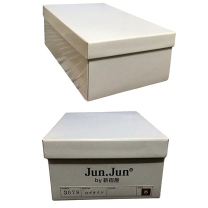ジュンジュンバイ新宿屋 レザーパンプス レザー 3078 ブラウン サイズ25cm レディース Jun.Jun by shinjukuya 約25.0cm【7-11】