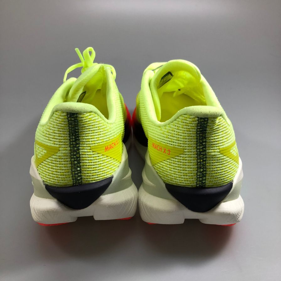 ホカオネオネ ランニングシューズ マッハ X3 イエロー メンズ 25㎝ HOKA ONE ONE【AFC5】【中古】