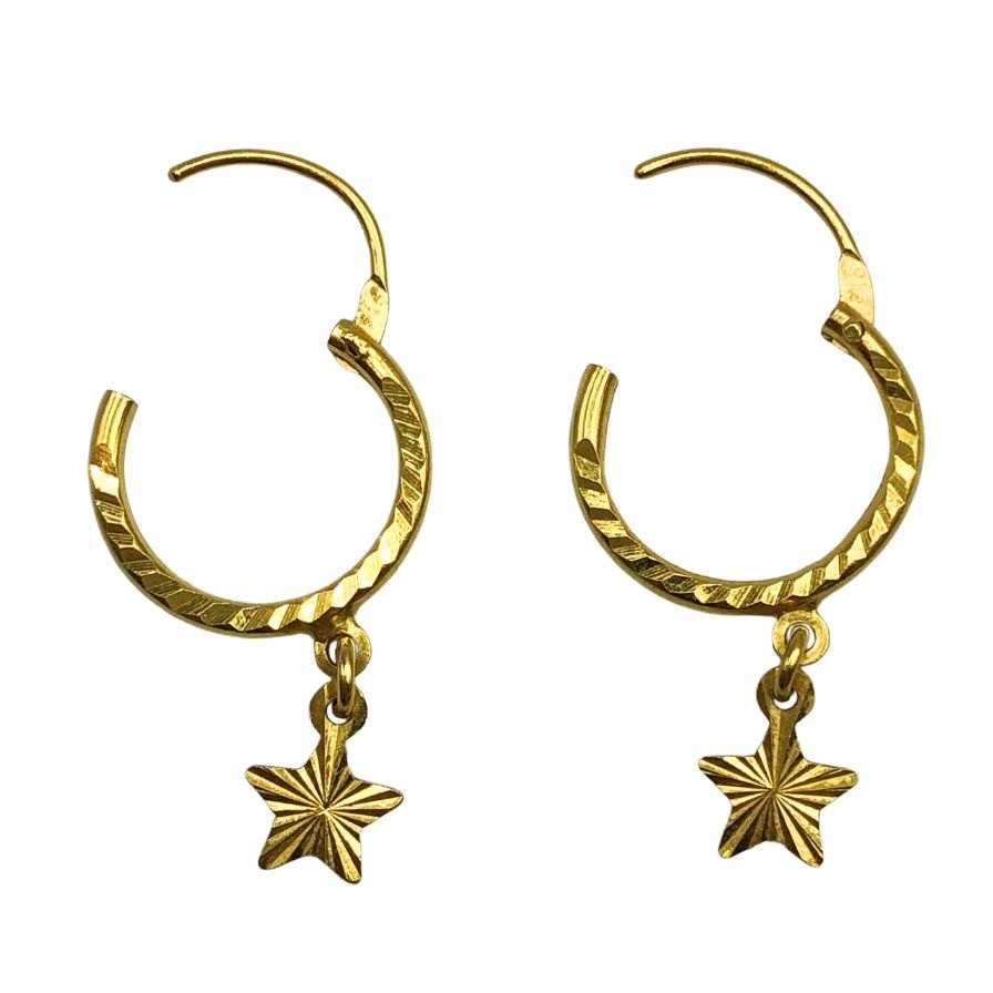 K22 イヤリング 総重量1.57g【AFI13】【中古】