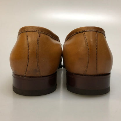 レユッカス タッセルローファー カーフ ブラウン サイズ40.5 Le Yucca's ローファー 約25.5cm【LA】【中古】