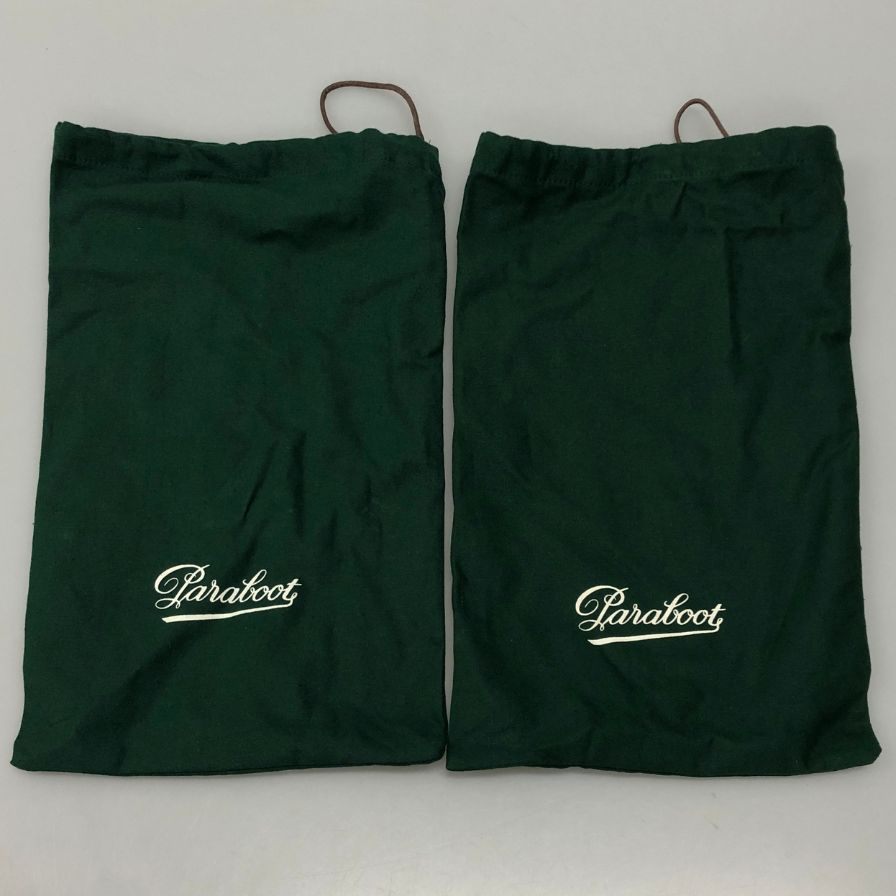 パラブーツ レザーシューズ ミカエル チロリアン ラフィア ブラック サイズ5.5 PARABOOT MICHAEL ビジネスシューズ 約24.5cm【LA】【中古】