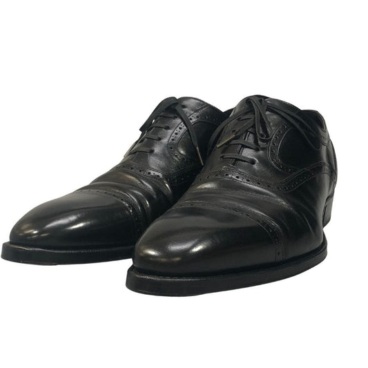 シェットランド フォックス パンチドキャップ 123F メンズ ブラック サイズ 8 SHETLANDFOX 約26.0cm【AFD2】