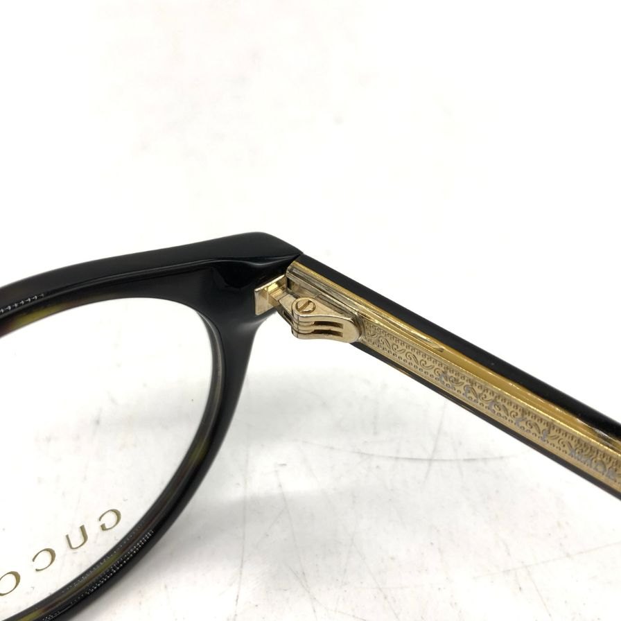 グッチ メガネ GG1127OJ 49□21-145 S べっ甲 ゴールド GUCCI【AFI13】