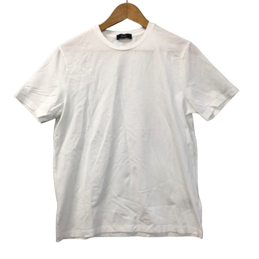 極美品◆ヘルノ クルーネック コットン シャツ メンズ サイズ 44 ホワイト HERNO 【AFB38】