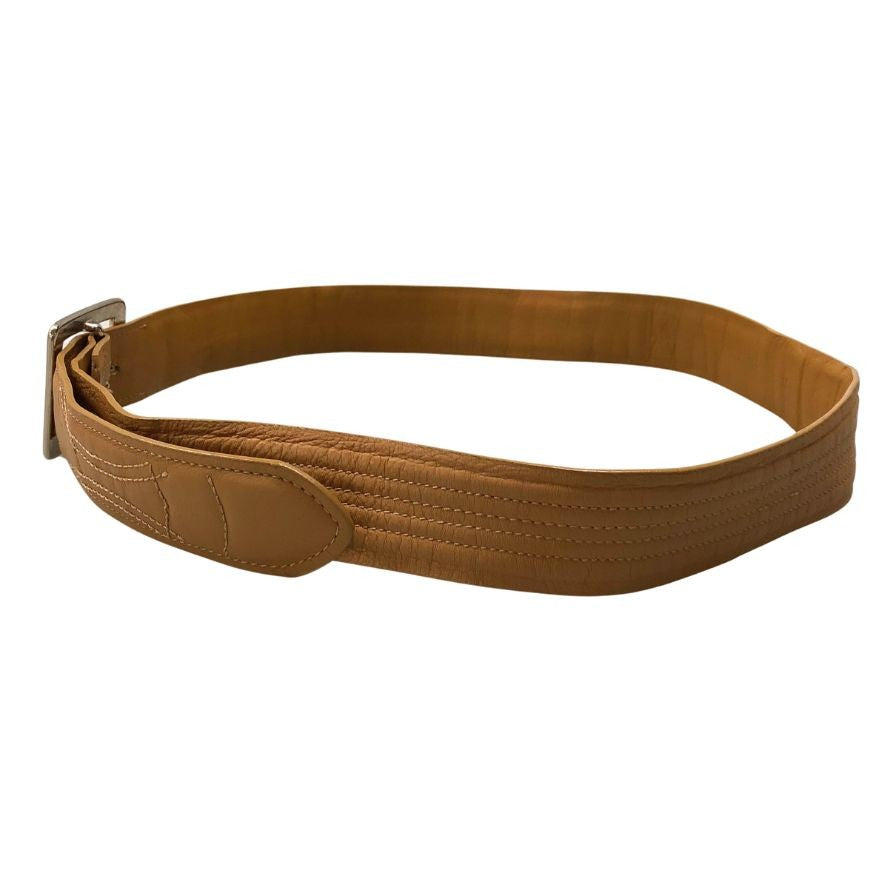 エルメネジルドゼニア ベルト レザー ブラウン メンズ サイズ95 Ermenegildo Zegna【AFI18】