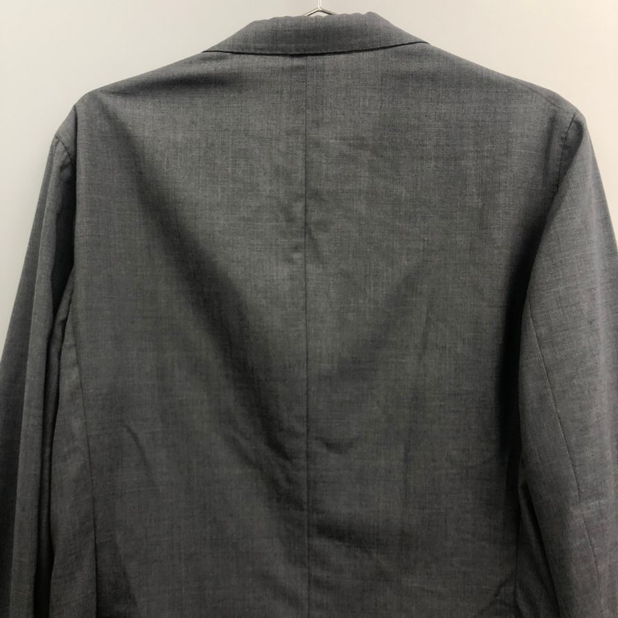 美品◆ボリオリ 3B テーラードジャケット K.JACKET リネン グレー メンズ サイズ48 BOGLIOLI 【AFA22】