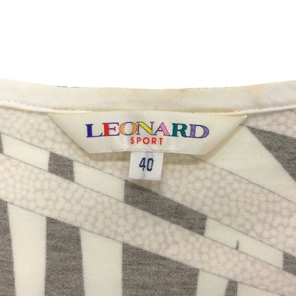 中古◆レオナール  スポーツ チュニック 総柄 レディース サイズ 40 LEONARD 【AFB38】