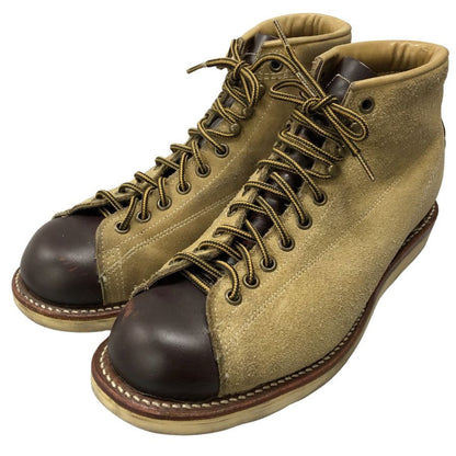 チペワ モンキーブーツ 91075 スエード ブラウン サイズ7EE メンズ CHIPPEWA 約25.0cm【AFC7】