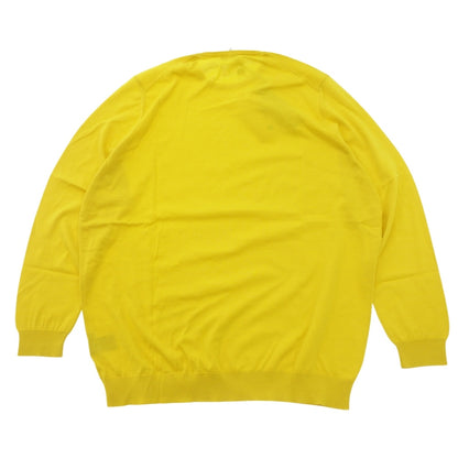 Like new ◆ DRUMOHR Knit Cotton Men's Size 56 Yellow DRUMOHR [AFB15] 