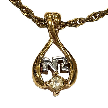 ニナリッチ ラインストーン ネックレス ゴールド レディース NINARICCI【AFI13】