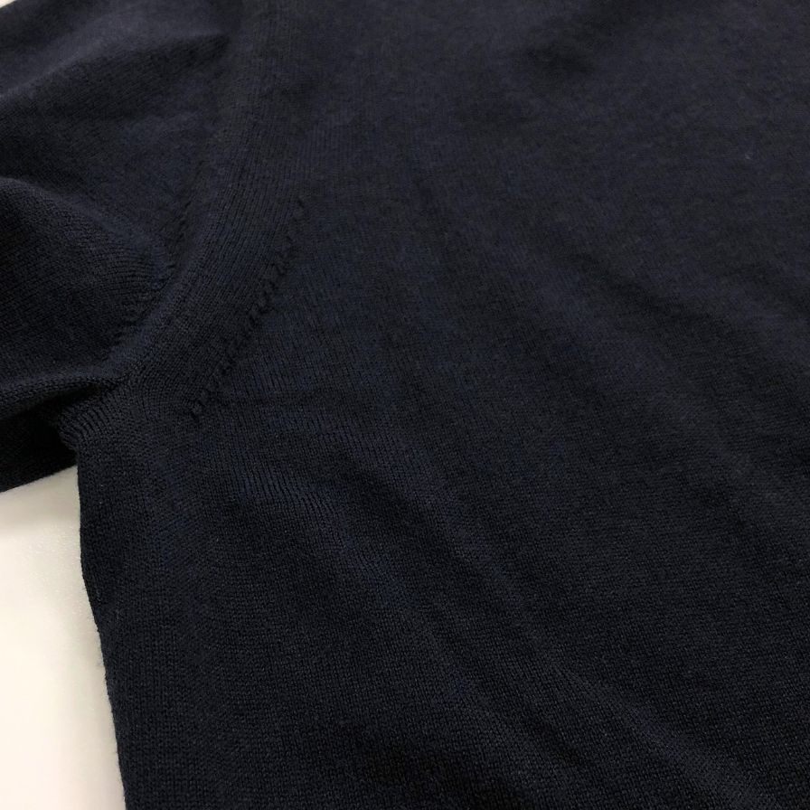 中古◆マックスマーラ ショート丈 七分丈袖 トップス カーディガン ウール 100％ レディース サイズM ブラック S' Max Mara 【AFB11】