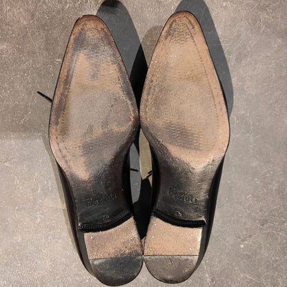 ベルルッティ レザーシューズ ホールカット 1004 カーフ ブルーパティーヌ  サイズUK7.5 Berluti ビジネスシューズ 約26.0cm【LA】【中古】