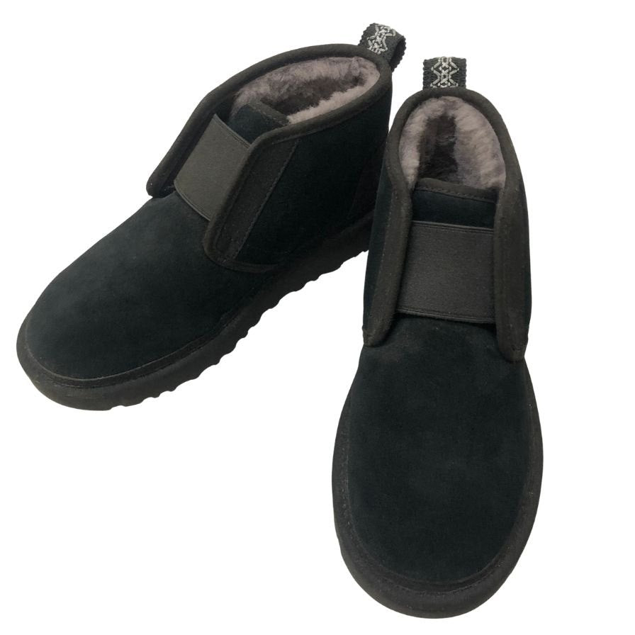 アグ ショートブーツ ニューメル フレックス ブラック サイズ26cm 1106995 UGG 約26.0cm【AFC47】