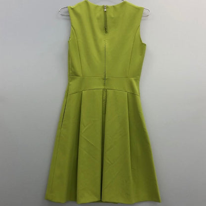 中古◆デイジーリン ノースリーブ ワンピース フレア 33090 レディース サイズ38 グリーン系 DAISY LIN 【AFB43】