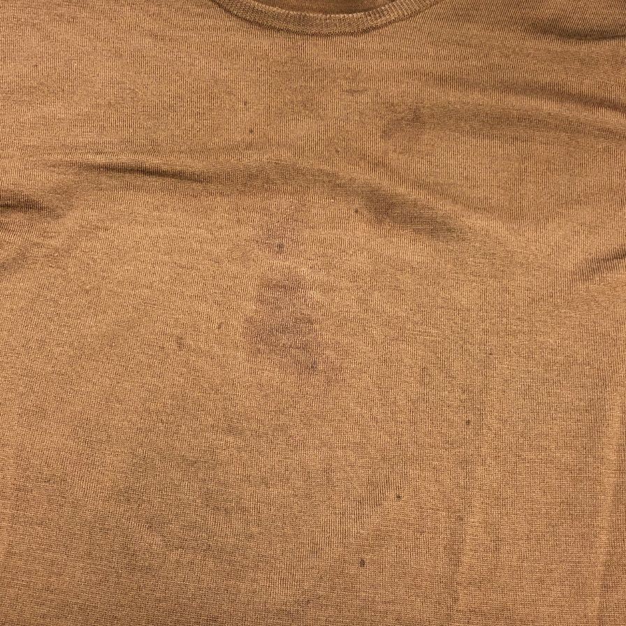 中古■ジョンスメドレー ニットセーター ウール クルーネック オレンジ メンズ サイズL JOHNSMEDLEY 【AFB2】