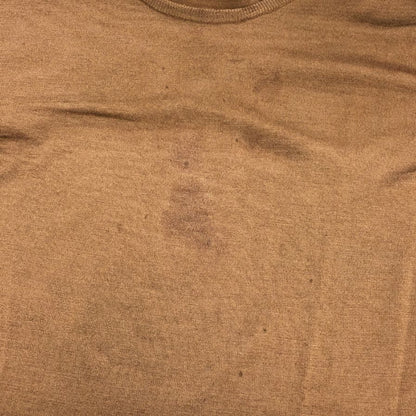 中古■ジョンスメドレー ニットセーター ウール クルーネック オレンジ メンズ サイズL JOHNSMEDLEY 【AFB2】