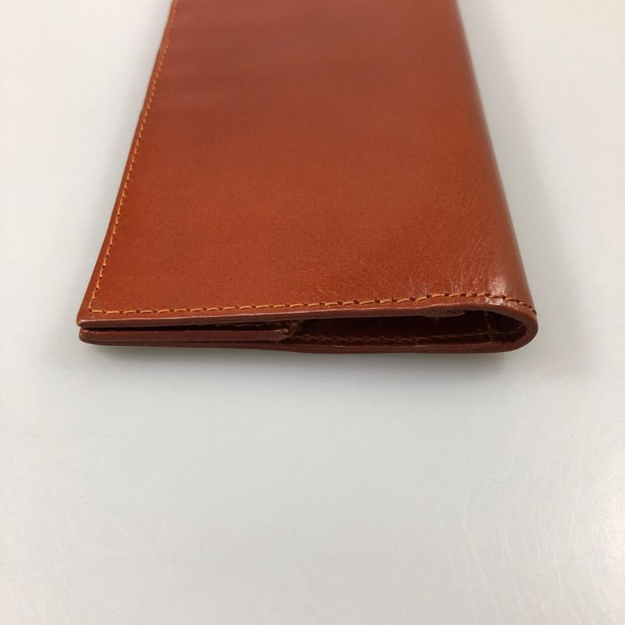 グレンロイヤル 長財布 二つ折り財布 ブライドルレザー 赤茶 GLENROYAL【AFI1】