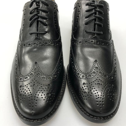 コールハーン レザーシューズ ウィングチップ 本革 ブラック メンズ サイズ7 COLE HAAN 約25.5cm【AFD13】