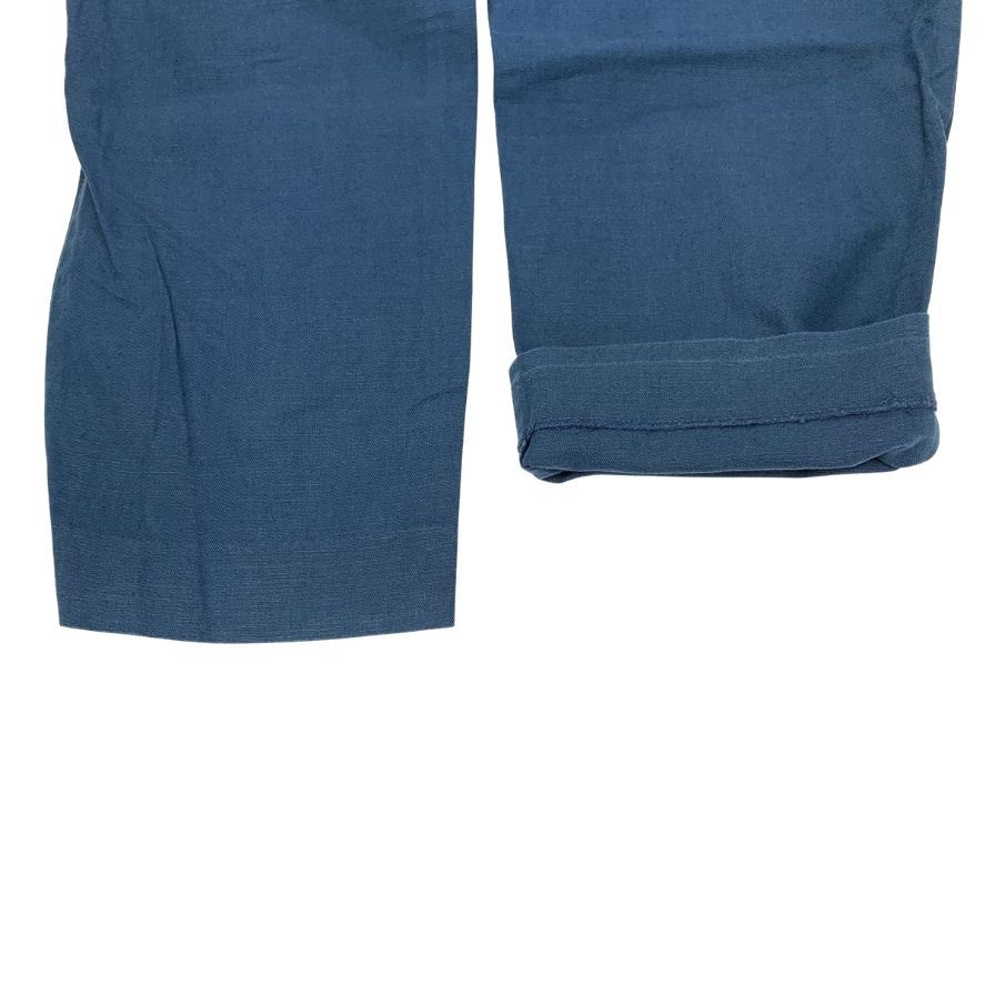 エルエルビーン パンツ ツータック コットン メンズ ネイビー サイズM相当  L.L.Bean 【AFB43】