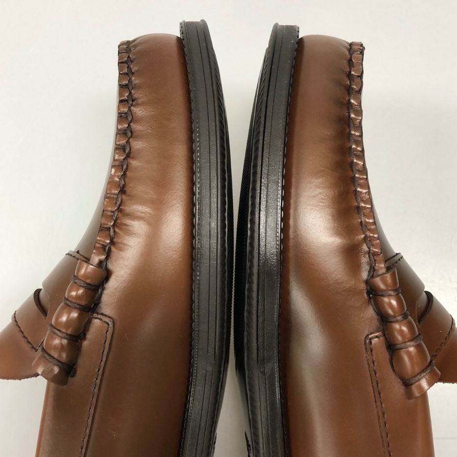 ジーエイチバス ローファー ウィージャンズ ラーソン モカ サイズ7 メンズ ブラウン系 G.H.Bass&Co. WEEJUNS LARSON ローファー 約25.5cm【LA】【中古】