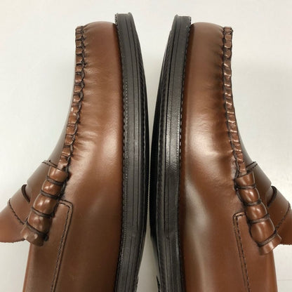 ジーエイチバス ローファー ウィージャンズ ラーソン モカ サイズ7 メンズ ブラウン系 G.H.Bass&Co. WEEJUNS LARSON ローファー 約25.5cm【LA】【中古】