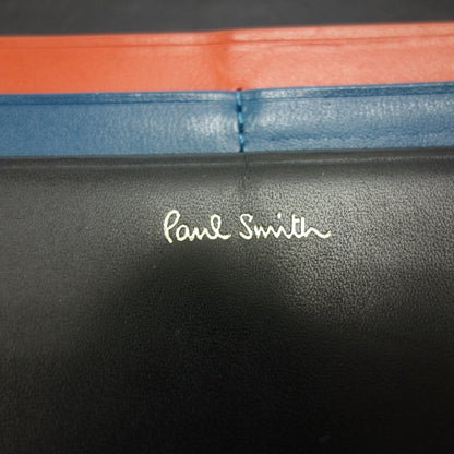 中古◆ポールスミス レザー 長財布 ブラック系 メンズ Paul Smith【AFI15】