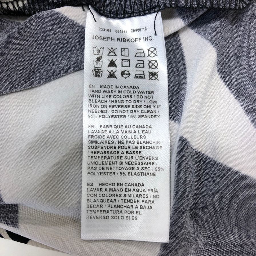極美品◆ジョセフ リブ コフ ワンピース 長袖ワンピース 総柄 レディース サイズ9 Joseph Ribkoff 【AFB35】