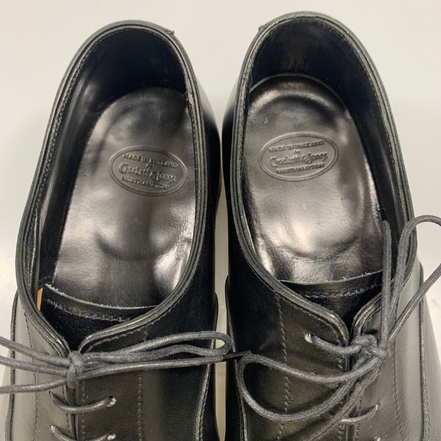 クロケット&ジョーンズ オードリー ストレートチップ メンズ ブラック 8E 337ラスト Crockett & Jones ビジネスシューズ 約26.5cm【LA】【中古】