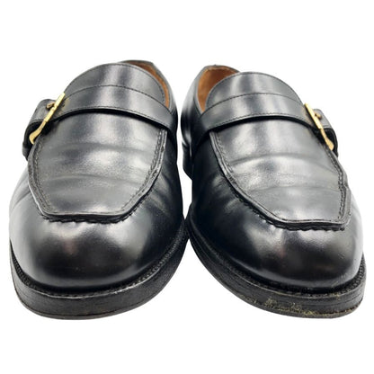 ジョンロブ ローファー モンクストラップ Uチップ メンズ ブラック サイズUK5.5 JOHN LOBB ローファー 約24.0cm【LA】【中古】