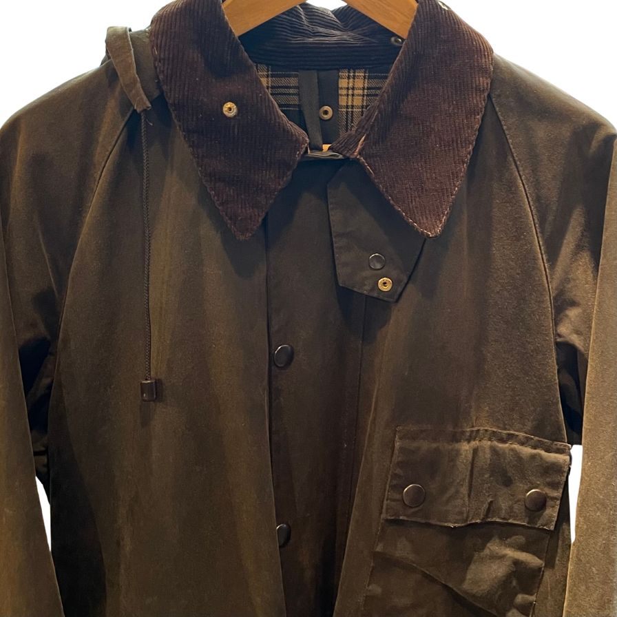 バブアー コート ソルウェイジッパー 2ワラント ヴィンテージ 80年代 メンズ 40in BARBOUR SOLWAY ZIPPER【LA】