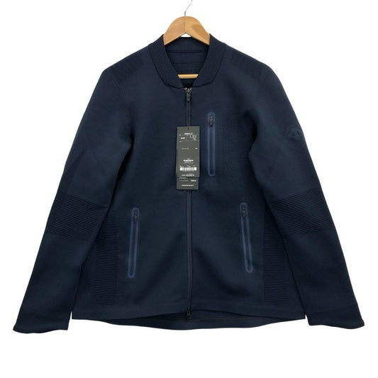 新品同様◆デサント オルテライン トラックジャケット フュージョンニット ネイビー メンズ サイズL DAMOGL03 DESCENTE ALLTERAIN 【AFB4】