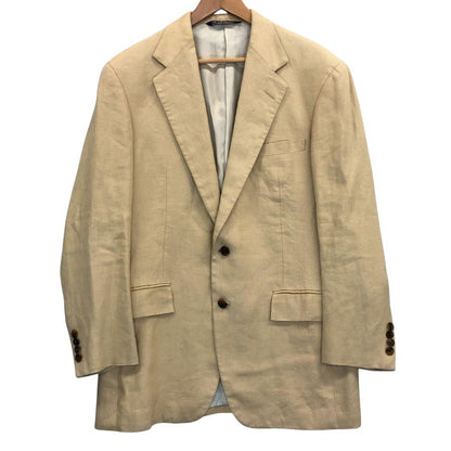美品◆ポロ ラルフローレン 2Bジャケット リネン メンズ サイズ96A7表記 Polo by Ralph Lauren 【AFB21】