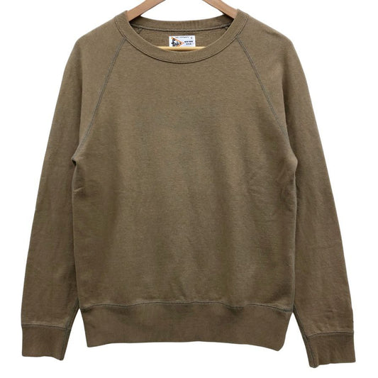 中古◆フェルコ スウェットトレーナー ラグランスリーブ ブラウン サイズS メンズ felco made in japan 【AFB16】