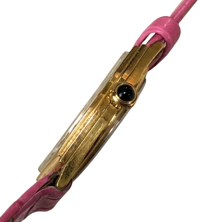 バレンシアガ 手巻き時計 青文字盤 ゴールド レディース Balenciaga【AFI3】