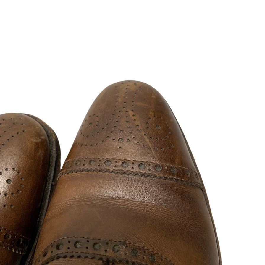 専用CROCKETT&JONES COVENTRY セミブローグ380 クロケット&ジョーンズ レザーシューズ セミブローグ