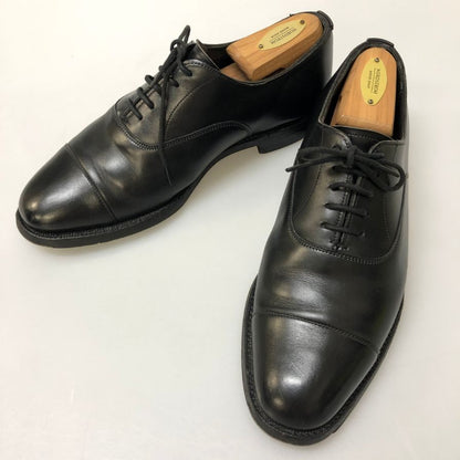 チーニー レザーシューズ キャップトゥ カーフ ブラック 6.5 CHEANEY GEOFFREY ビジネスシューズ 約24.5cm【LA】【中古】