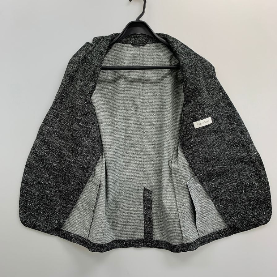 カルバンクライン セットアップスーツ ツイード グレー メンズ サイズ36 Calvin Klein【AFB28】