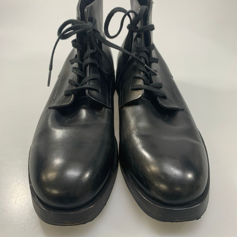 カルバンクライン レザーブーツ プレーントゥ ブラック メンズ サイズUS11 Calvin Klein 約29.0cm【AFC46】