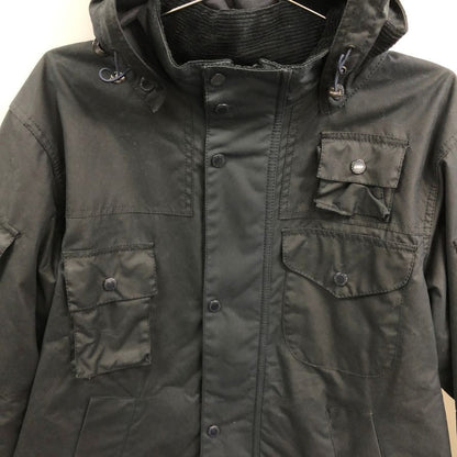 極美品◆バブアー×エンジニアードガーメンツ 19AW オイルドジャケット COWEN WAX JACKET ブラック メンズ サイズM 1902077 Barbour×Engineered Garments 【AFA3】