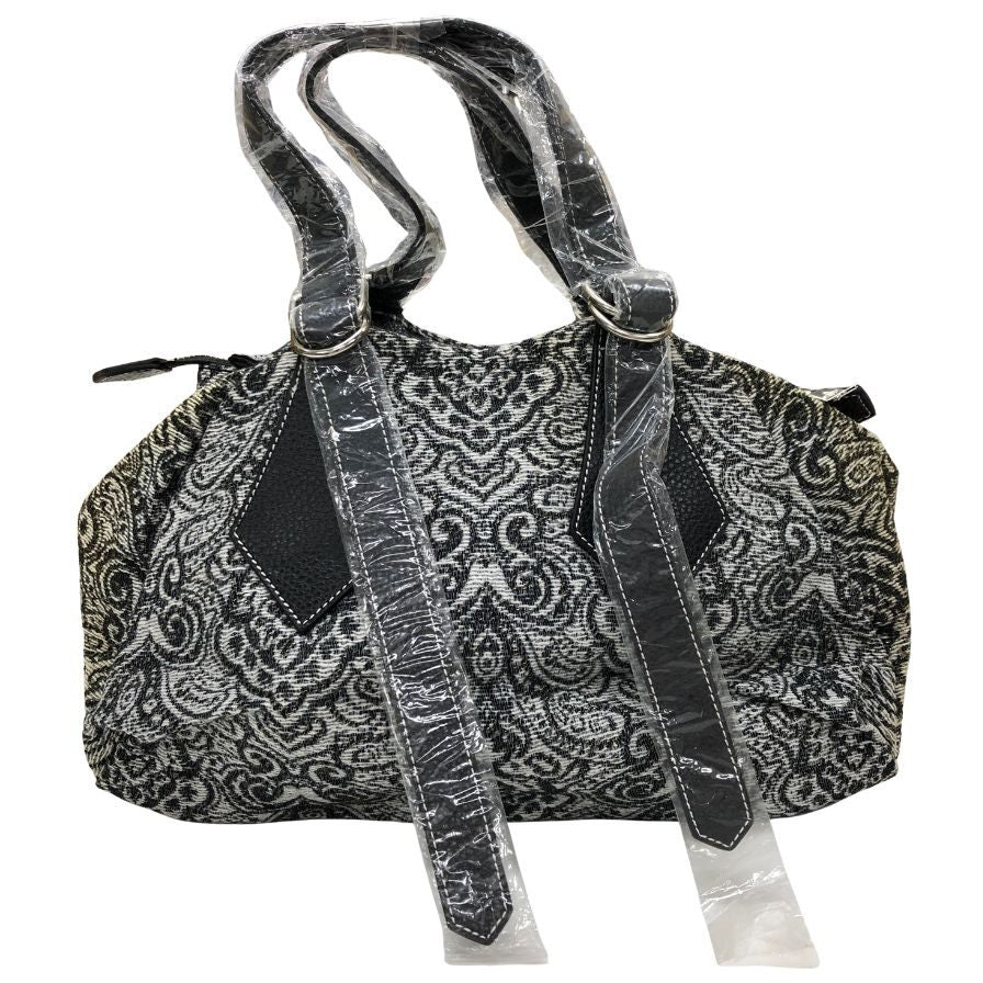 ヴィヴィアンウエストウッド アクセサリー ハンドバッグ 総柄 ポリエステル オーブ ロゴ グレー Vivienne Westwood Accesory【AFE3】