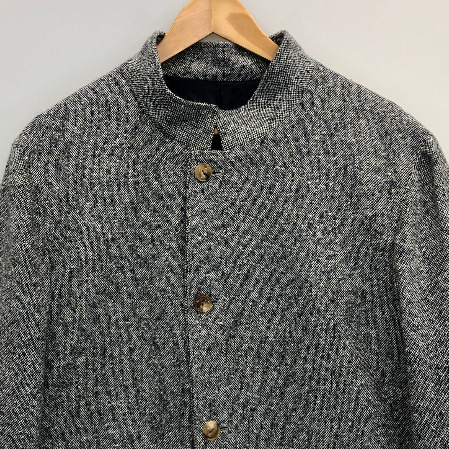 美品◆フェンダール シングルブレスト ジャケット カシミア メンズ サイズL グレー FENDART 【AFB3】