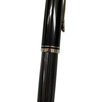 極美品◆ペリカン 万年筆 スーベレーン ペン先14C-585 ブラック×ゴールド Pelikan Souveran【AFI18】