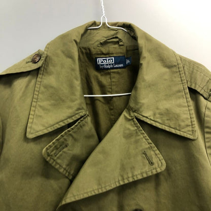 ポロラルフローレン ハーフコート 90年代 オールド カーキ メンズ サイズL Polo Ralph Lauren【LA】