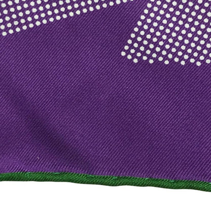 シーワード＆スターン ポケットチーフ シルク パープル seaward＆Stearn