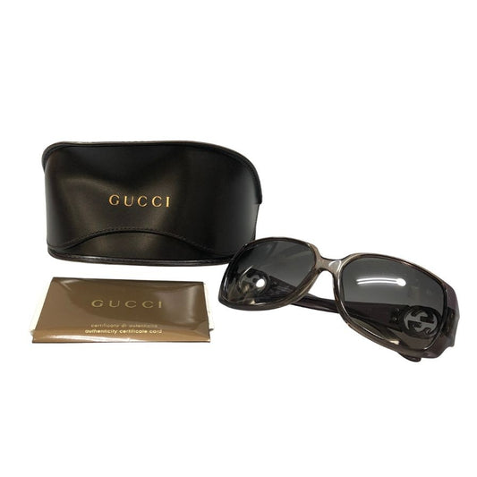 グッチ サングラス インターロッキングG ブラウン系 59□16 130 GG 3520/F/S GUCCI【AFI23】