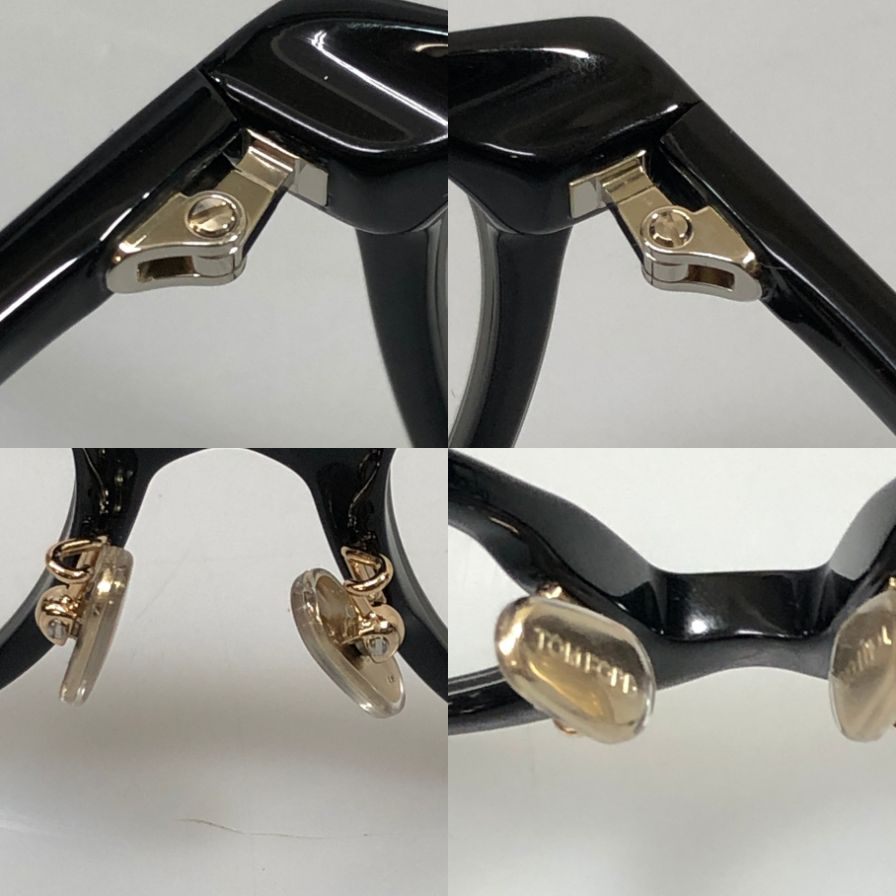 トムフォード  メガネ サングラス   TF 6102-D-B ECO 001 52□19 ブラック TOM FORD【AFI10】