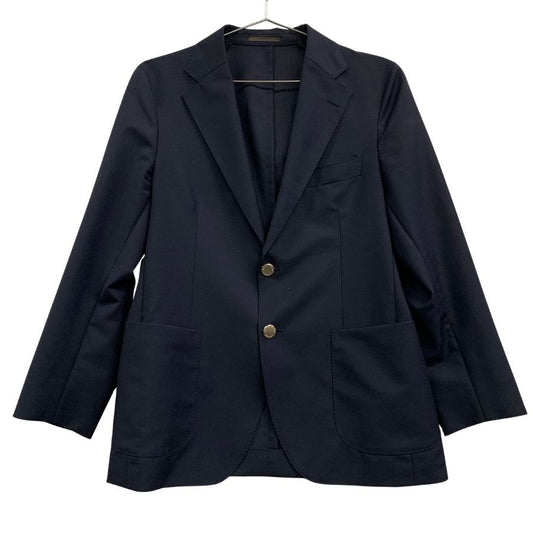 美品◆マッキントッシュ ロンドン ウール＆モヘア テイラード ジャケット シルバーボタン メンズ サイズ 36 ブラック MACKINTOSH LONDON 【AFA18】