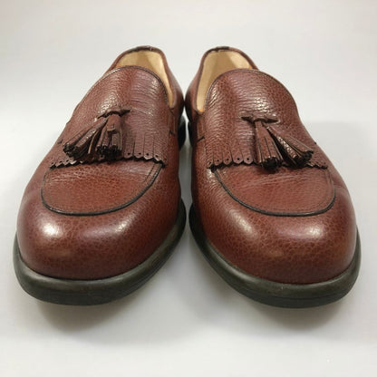 タニノクリスチー 109320 タッセルローファー カーフ ブラウン UK7 TANINO CRISCI ローファー 約25.5cm【LA】【中古】