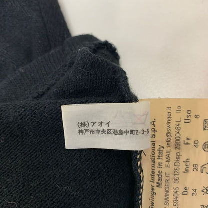 中古◆フェンディ ニット ノースリーブ ブラック レディース US6 FENDI 【AFB36】